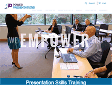 Tablet Screenshot of power-presentations.com